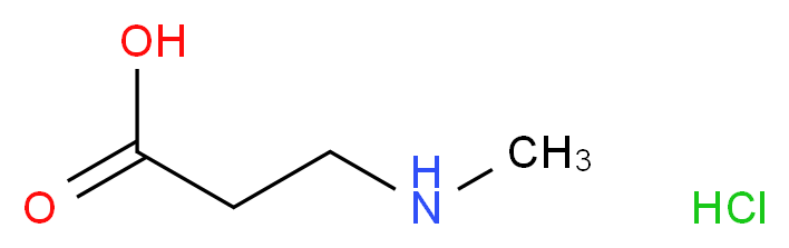 3-(methylamino)propanoic acid hydrochloride_Molecular_structure_CAS_)