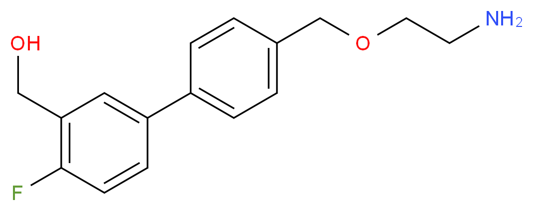 {4'-[(2-aminoethoxy)methyl]-4-fluorobiphenyl-3-yl}methanol_Molecular_structure_CAS_)