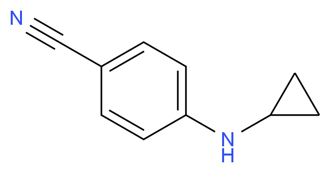 4-(cyclopropylamino)benzonitrile_Molecular_structure_CAS_)