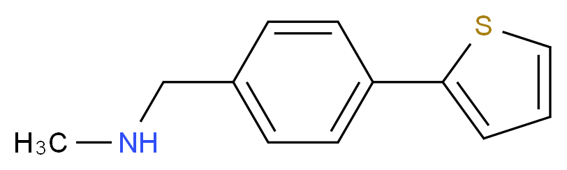 N-methyl-N-(4-thien-2-ylbenzyl)amine_Molecular_structure_CAS_850375-04-1)