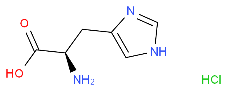 (R)-2-Amino-3-(1H-imidazol-4-yl)propanoic acid hydrochloride_Molecular_structure_CAS_6341-24-8)