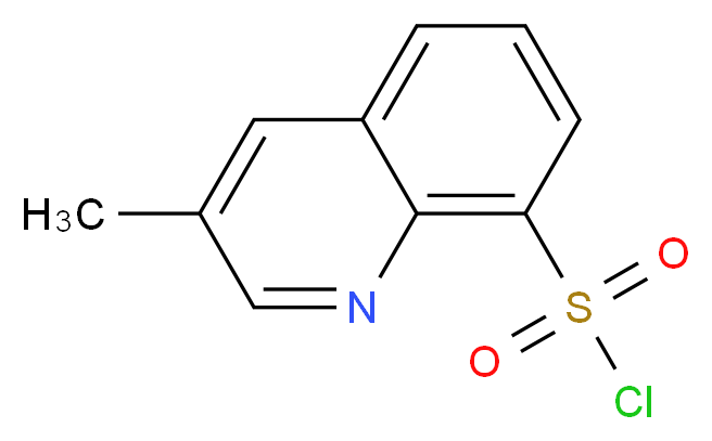3-Methyl-8-quinolinesulfonyl Chloride_Molecular_structure_CAS_74863-82-4)
