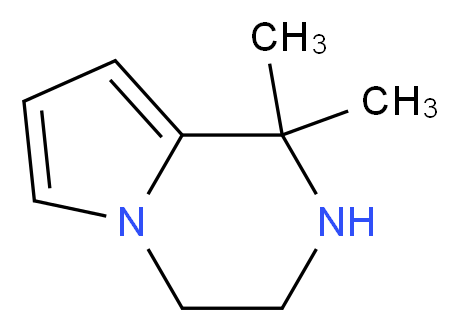 1,1-dimethyl-1,2,3,4-tetrahydropyrrolo[1,2-a]pyrazine_Molecular_structure_CAS_1215295-90-1)