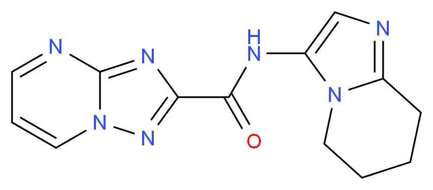 N-(5,6,7,8-tetrahydroimidazo[1,2-a]pyridin-3-yl)[1,2,4]triazolo[1,5-a]pyrimidine-2-carboxamide_Molecular_structure_CAS_)