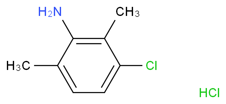 3-Chloro-2,6-dimethylaniline hydrochloride_Molecular_structure_CAS_72725-98-5)