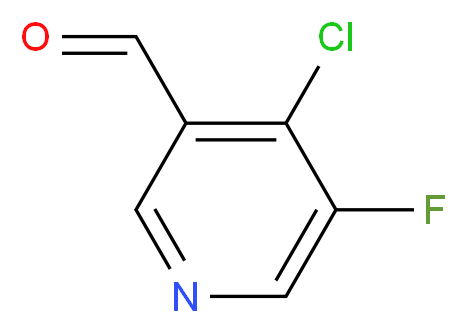 4-chloro-5-fluoronicotinaldehyde_Molecular_structure_CAS_1060802-34-7)