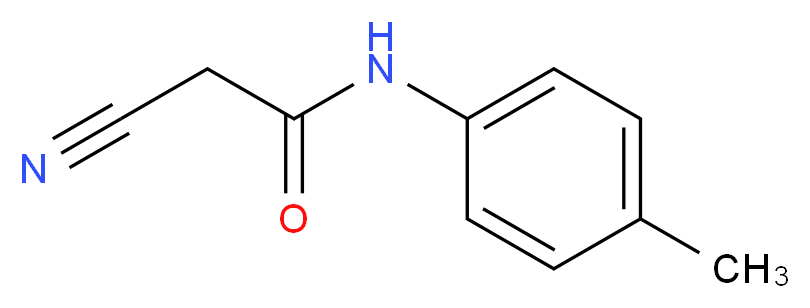 2-Cyano-N-(4-methylphenyl)acetamide_Molecular_structure_CAS_6876-54-6)