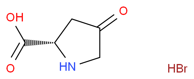 4-Keto-L-proline hydrobromide_Molecular_structure_CAS_75776-67-9)