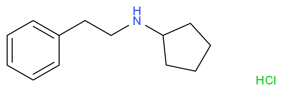 N-Phenethylcyclopentanamine hydrochloride_Molecular_structure_CAS_)