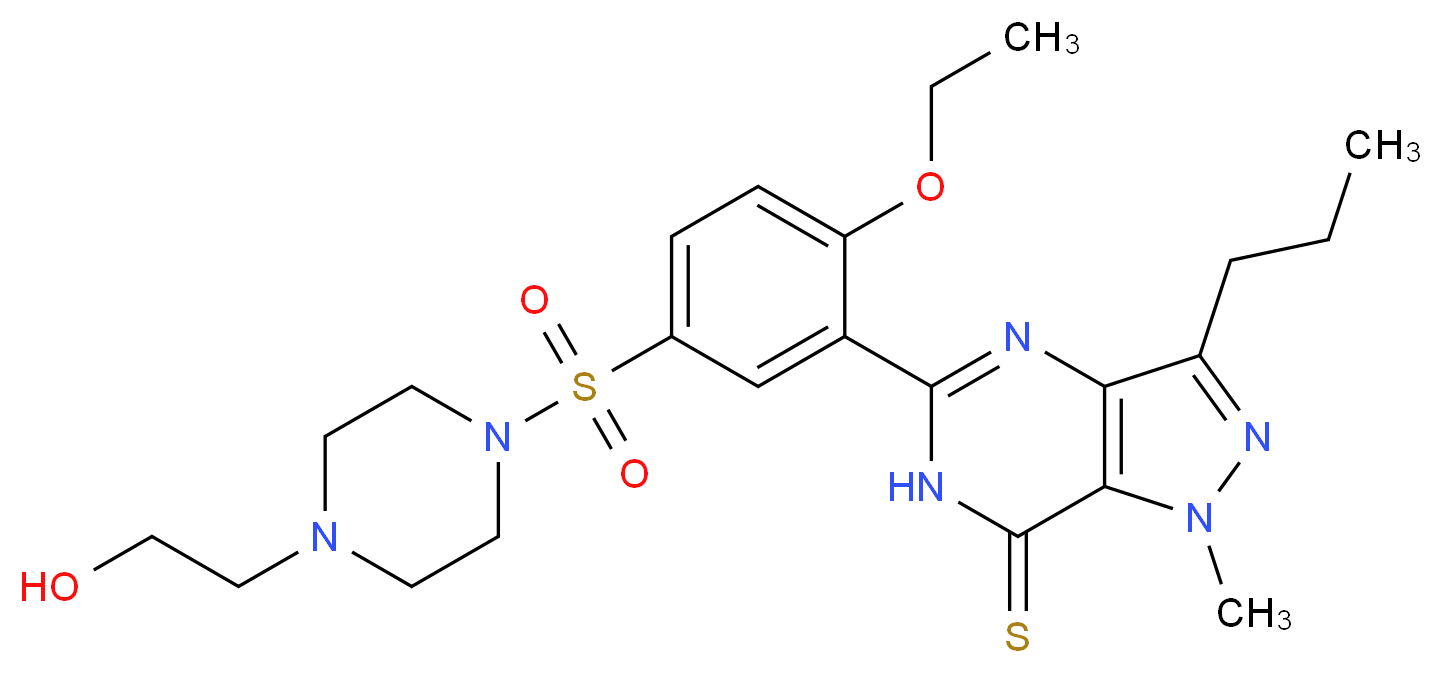 Hydroxythiohomo Sildenafil_Molecular_structure_CAS_479073-82-0)