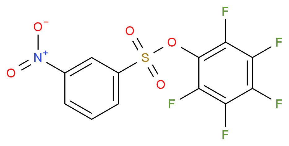 2,3,4,5,6-Pentafluorophenyl 3-nitrobenzenesulfonate_Molecular_structure_CAS_)