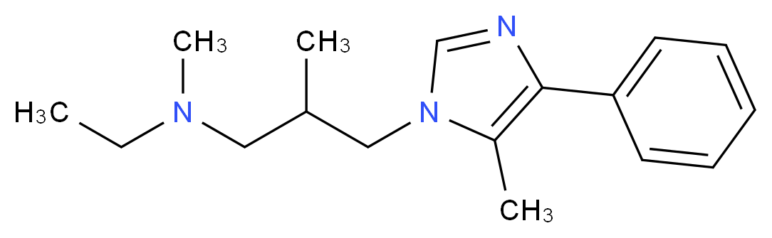 N-ethyl-N,2-dimethyl-3-(5-methyl-4-phenyl-1H-imidazol-1-yl)propan-1-amine_Molecular_structure_CAS_)