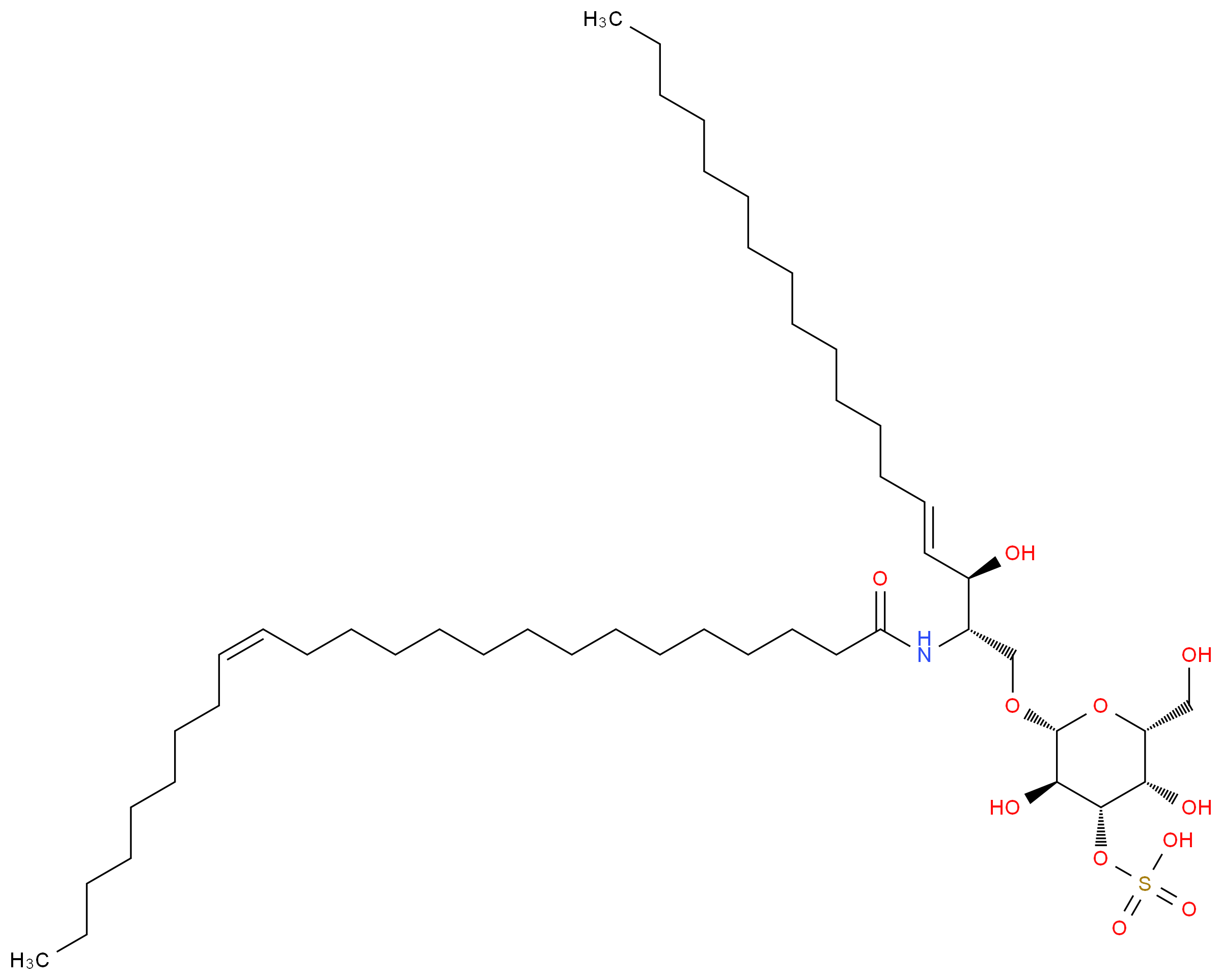 Cis-tetracosenoyl sulfatide_Molecular_structure_CAS_)