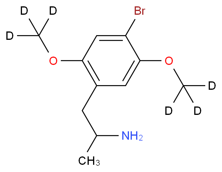 2,5-Dimethoxy-4-bromoamphetamine-d6_Molecular_structure_CAS_1021684-64-9)