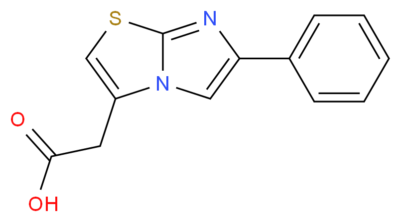 (6-phenylimidazo[2,1-b][1,3]thiazol-3-yl)acetic acid_Molecular_structure_CAS_68347-91-1)