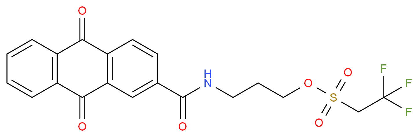 N-(3-Trifluoroethanesulfonyloxypropyl)anthraquinone-2-carboxamide_Molecular_structure_CAS_661461-84-3)