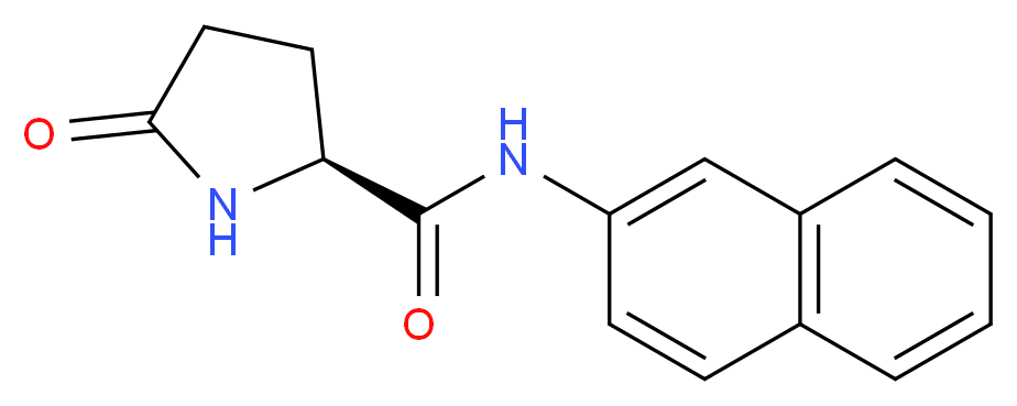 L-Pyroglutamic acid 2-naphthylamide_Molecular_structure_CAS_22155-91-5)