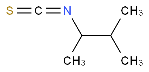 3-Methyl-2-butyl isothiocyanate_Molecular_structure_CAS_201224-92-2)