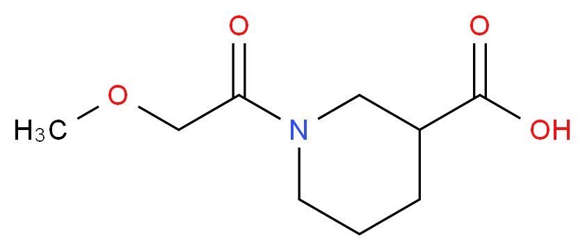 1-(methoxyacetyl)-3-piperidinecarboxylic acid_Molecular_structure_CAS_926238-94-0)