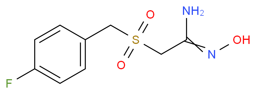 2-(4-Fluorobenzylsulphonyl)acetamidoxime 97%_Molecular_structure_CAS_175276-85-4)