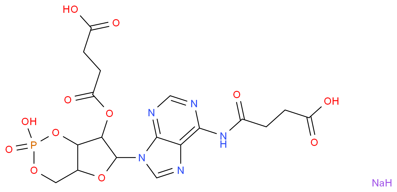 N6,2′-O-Disuccinyladenosine 3′:5′-cyclic monophosphate sodium salt_Molecular_structure_CAS_102783-27-7)