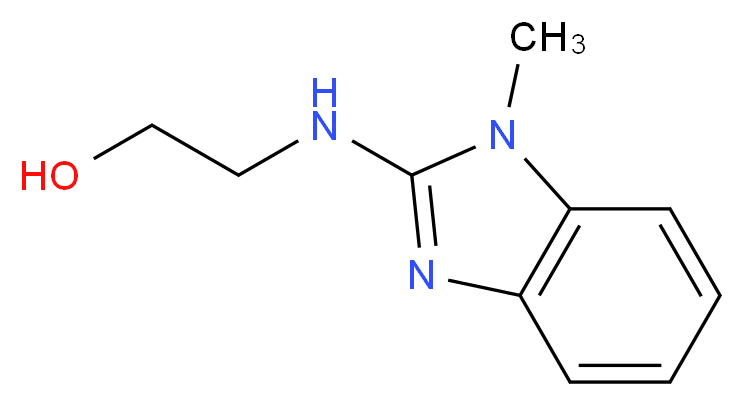 2-(1-Methyl-1H-benzoimidazol-2-ylamino)-ethanol_Molecular_structure_CAS_57262-39-2)