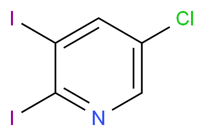 5-Chloro-2,3-diiodopyridine_Molecular_structure_CAS_)