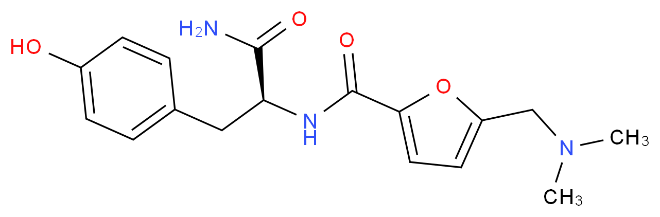 N-{5-[(dimethylamino)methyl]-2-furoyl}-L-tyrosinamide_Molecular_structure_CAS_)