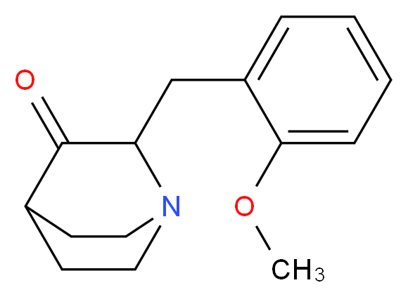 2-(2-methoxybenzyl)quinuclidin-3-one_Molecular_structure_CAS_196713-17-4)