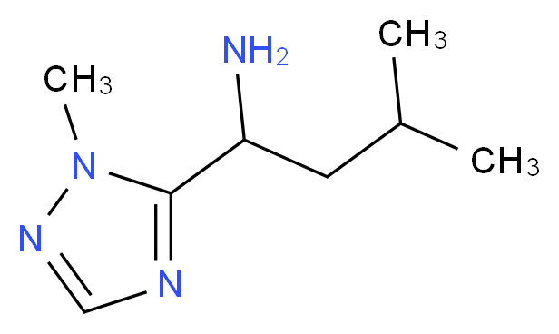3-methyl-1-(1-methyl-1H-1,2,4-triazol-5-yl)-1-butanamine_Molecular_structure_CAS_959239-65-7)