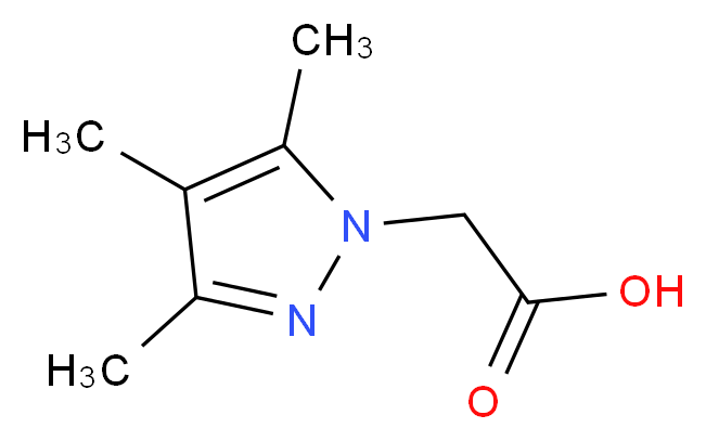 (3,4,5-Trimethyl-1H-pyrazol-1-yl)acetic acid_Molecular_structure_CAS_66053-93-8)