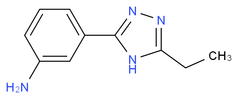 3-(5-ethyl-4H-1,2,4-triazol-3-yl)aniline_Molecular_structure_CAS_915921-65-2)