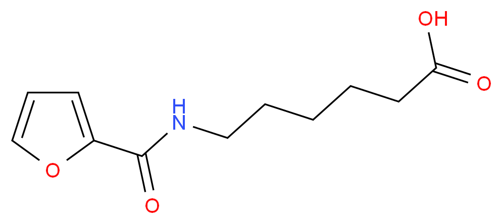 6-[(Furan-2-carbonyl)amino]hexanoic acid_Molecular_structure_CAS_)