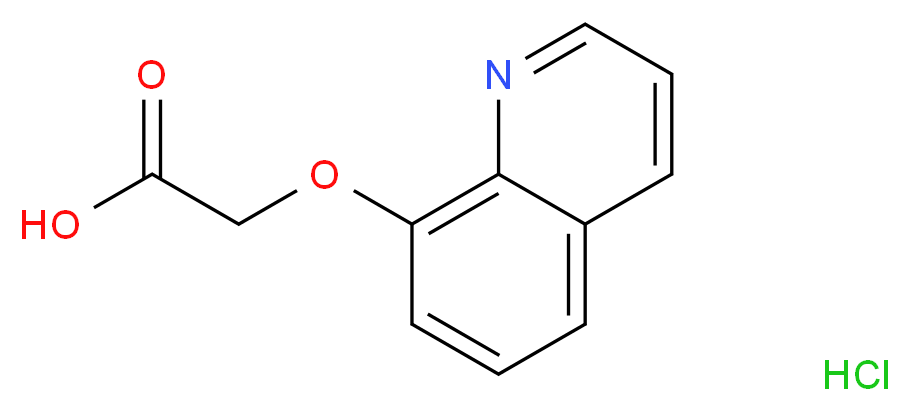2-(quinolin-8-yloxy)acetic acid hydrochloride_Molecular_structure_CAS_)