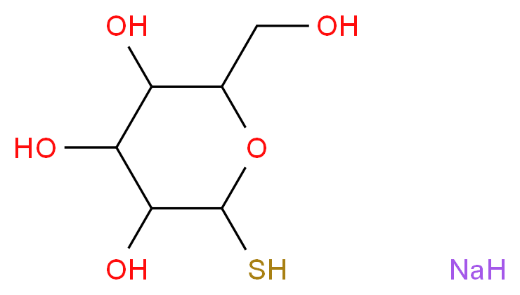 1-Thio-β-D-glucose sodium salt_Molecular_structure_CAS_10593-29-0)