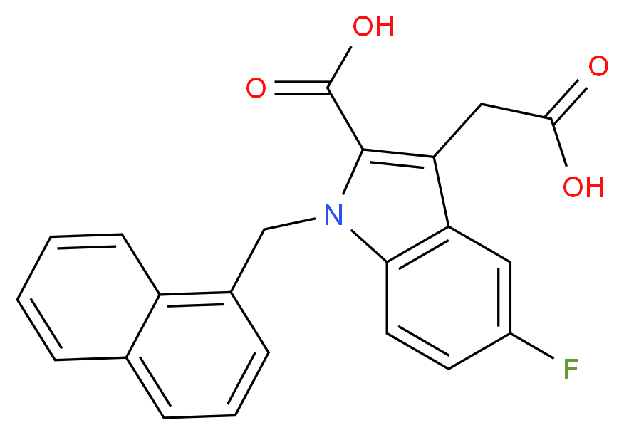 3-(Carboxymethyl)-5-fluoro-1-(naphthalen-1-ylmethyl)-1H-indole-2-carboxylic acid_Molecular_structure_CAS_942191-15-3)