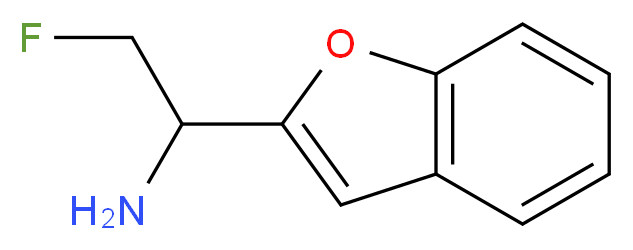 1-(1-benzofuran-2-yl)-2-fluoroethanamine_Molecular_structure_CAS_)