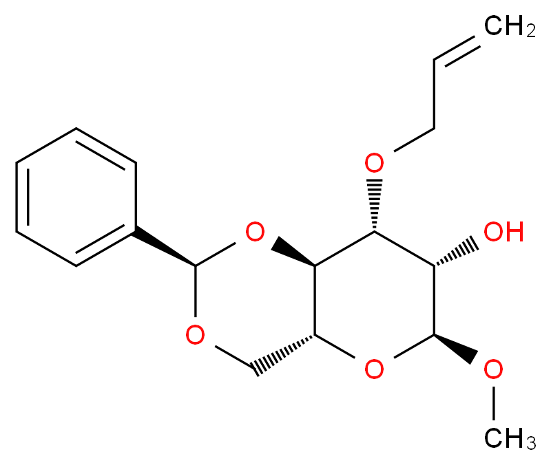 Methyl 3-O-Allyl-4,6-O-benzylidene-α-D-mannopyranoside_Molecular_structure_CAS_82228-10-2)