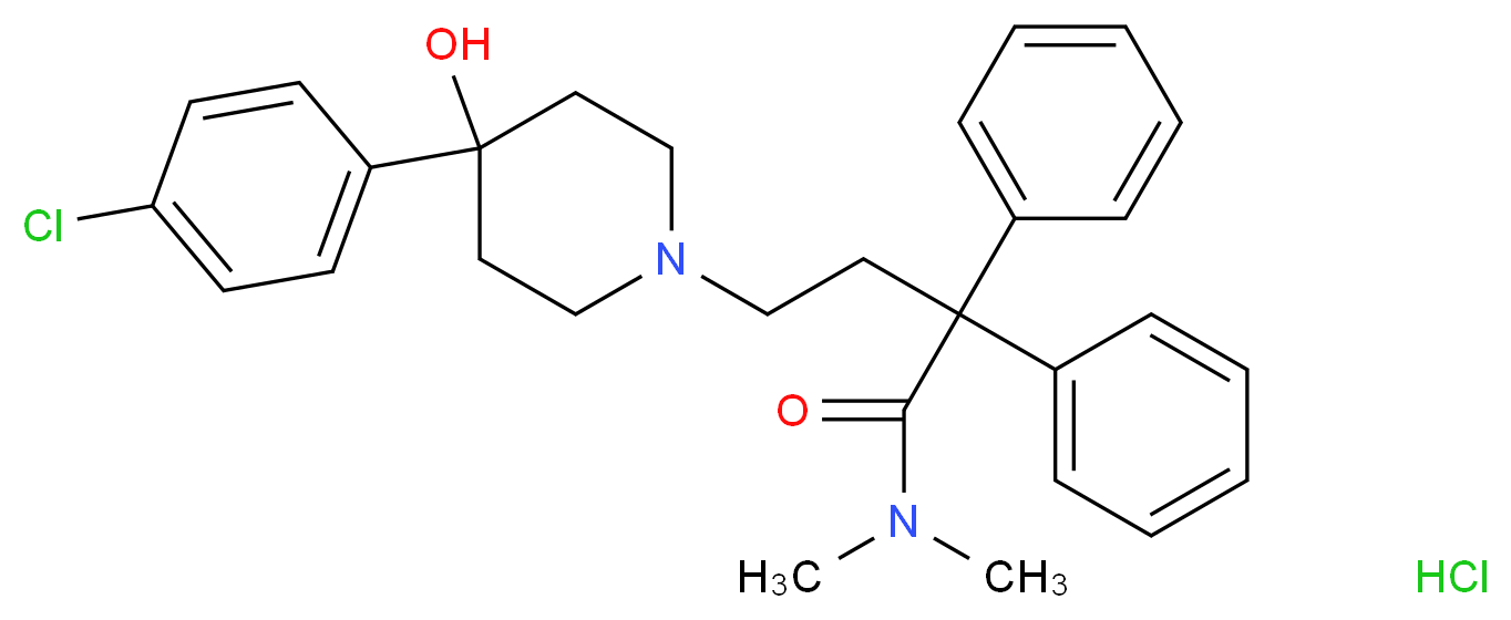 Loperamide hydrochloride_Molecular_structure_CAS_34552-83-5)