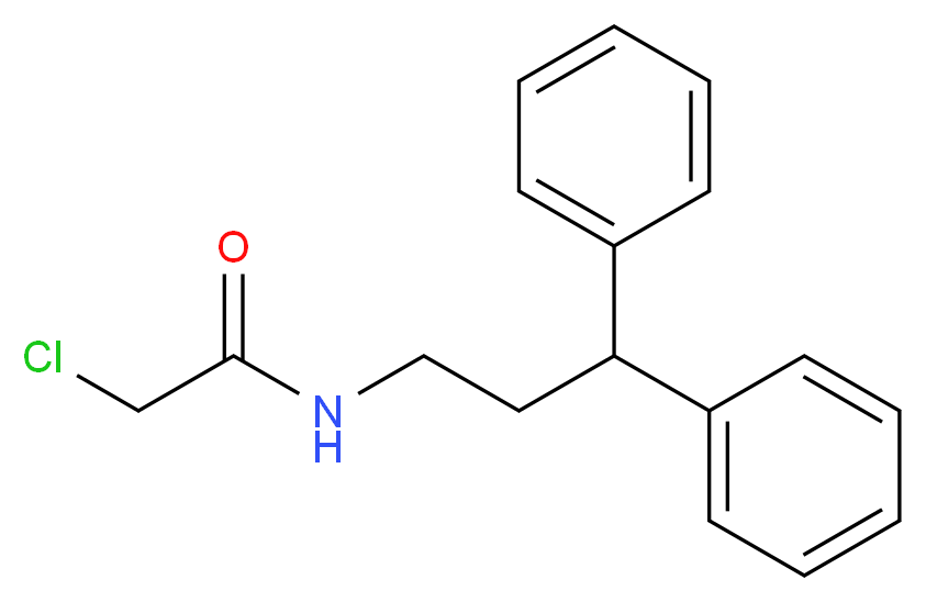 2-chloro-N-(3,3-diphenylpropyl)acetamide_Molecular_structure_CAS_137075-21-9)