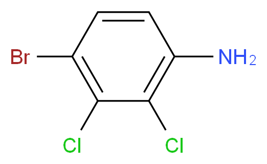 (4-Bromo-2,3-dichlorophenyl)amine_Molecular_structure_CAS_56978-48-4)