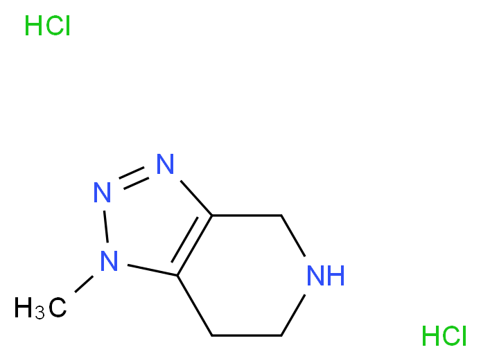 1-methyl-1H,4H,5H,6H,7H-[1,2,3]triazolo[4,5-c]pyridine dihydrochloride_Molecular_structure_CAS_)