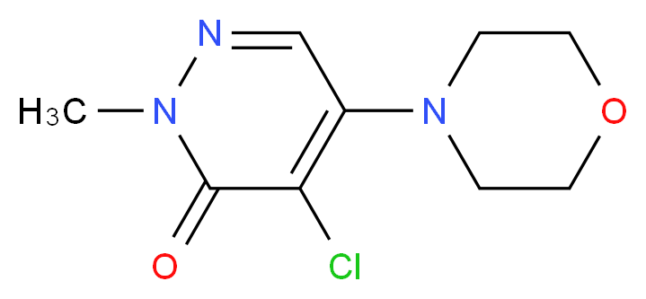 4-chloro-2-methyl-5-morpholinopyridazin-3(2H)-one_Molecular_structure_CAS_1080-85-9)