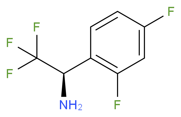 (1R)-1-(2,4-DIFLUOROPHENYL)-2,2,2-TRIFLUOROETHYLAMINE_Molecular_structure_CAS_)