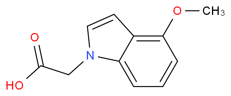 2-(4-methoxy-1H-indol-1-yl)acetic acid_Molecular_structure_CAS_)