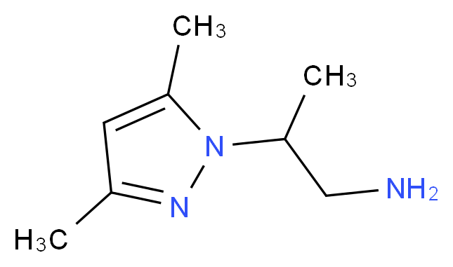 2-(3,5-dimethyl-1H-pyrazol-1-yl)-1-propanamine_Molecular_structure_CAS_956352-78-6)