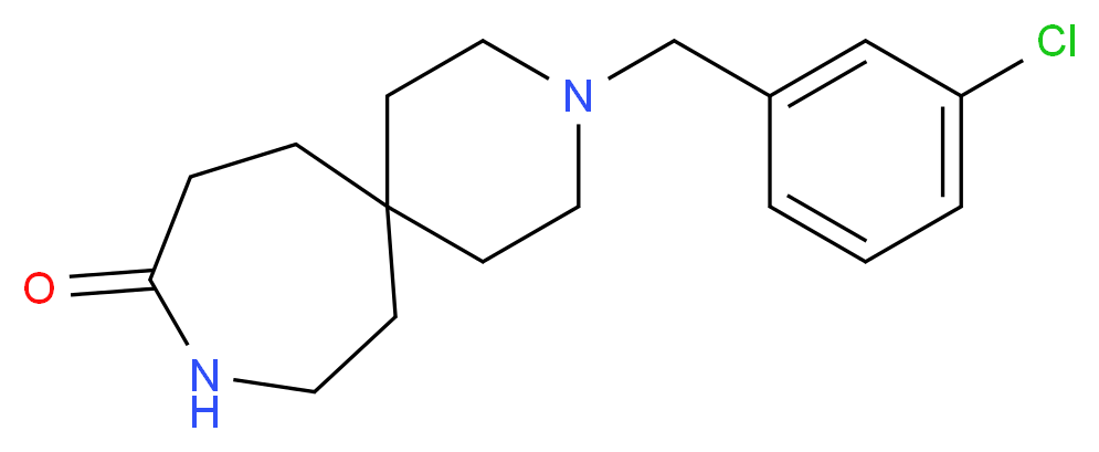 3-(3-chlorobenzyl)-3,9-diazaspiro[5.6]dodecan-10-one_Molecular_structure_CAS_)