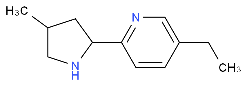 5-ethyl-2-(4-methylpyrrolidin-2-yl)pyridine_Molecular_structure_CAS_603089-94-7)