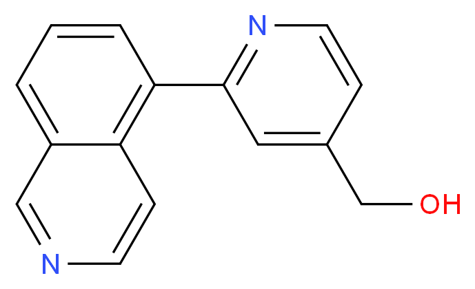 (2-isoquinolin-5-ylpyridin-4-yl)methanol_Molecular_structure_CAS_)