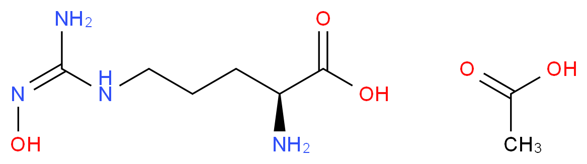 Nω-Hydroxy-L-arginine Monoacetate_Molecular_structure_CAS_53598-01-9)